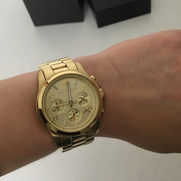 Michael Kors Women\'s MK5055 Runway Chronograph watch